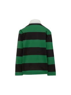 Polo in cotone a righe