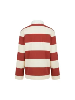 Polo in cotone a righe