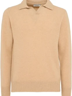 Polo in maglia di lana
