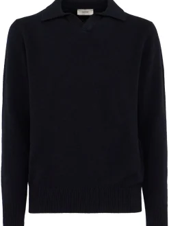 Polo in maglia di lana
