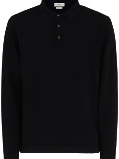Polo in maglia di lana leggera