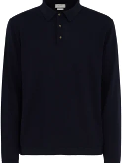 Polo in maglia di lana leggera