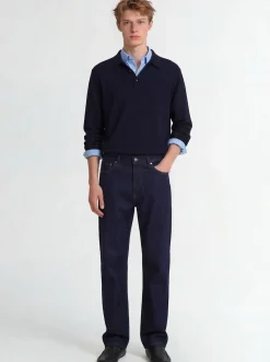 Polo in maglia di lana leggera