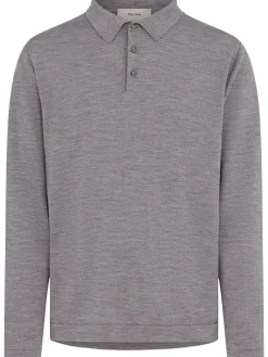 Polo in maglia di lana leggera