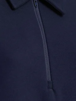 Polo maniche lunghe in misto cotone