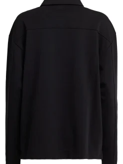 Polo maniche lunghe in misto cotone
