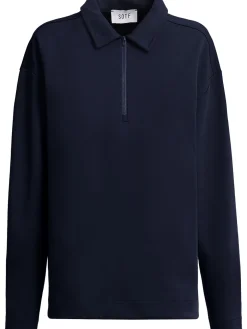 Polo maniche lunghe in misto cotone