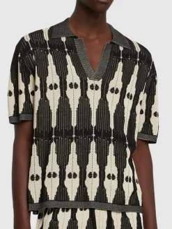Polo Ritual in maglia jacquard
