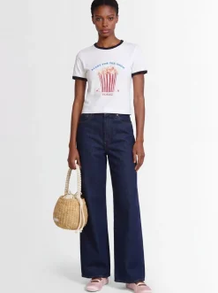 Popcorn print baby t-shirt