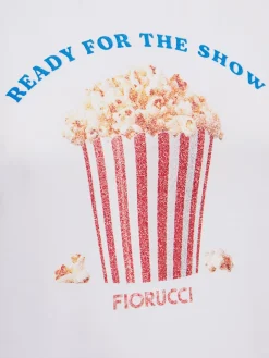 Popcorn print baby t-shirt