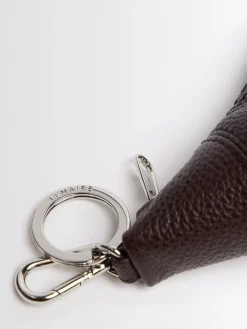 Portachiavi Mini Croissant in pelle