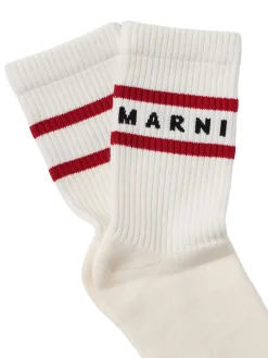 Printed cotton blend socks