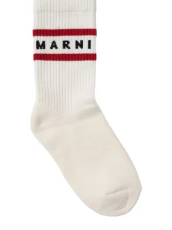 Printed cotton blend socks