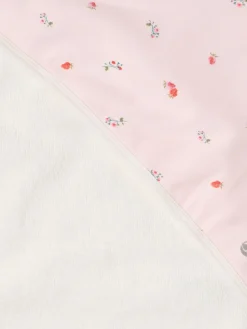 Printed cotton blend terry bath towel