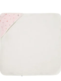Printed cotton blend terry bath towel