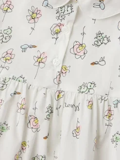 Printed cotton dress