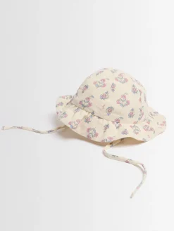 Printed cotton hat