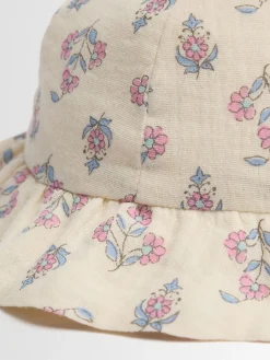 Printed cotton hat