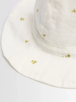 Printed cotton hat