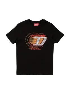 Printed cotton jersey t-shirt
