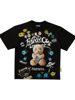 Printed cotton jersey t-shirt
