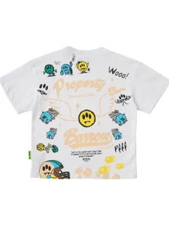 Printed cotton jersey t-shirt