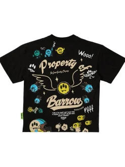 Printed cotton jersey t-shirt