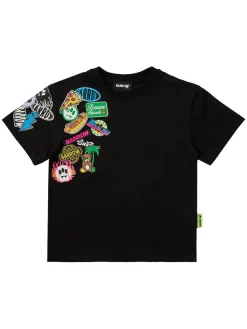 Printed cotton jersey t-shirt