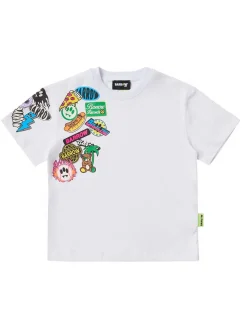 Printed cotton jersey t-shirt