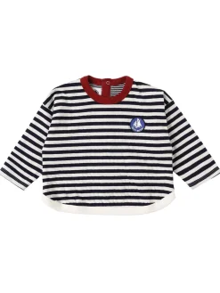 Printed cotton long sleeve t-shirt