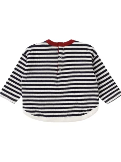Printed cotton long sleeve t-shirt