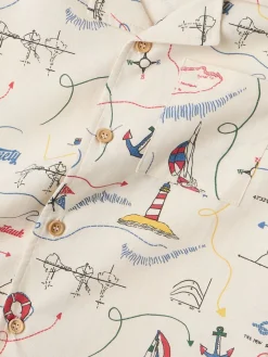 Printed cotton shirt