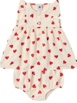 Printed cotton shirt & diaper cover
