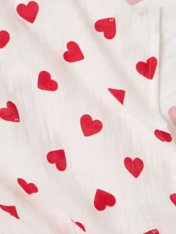 Printed cotton swaddle blanket