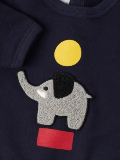 Printed cotton sweatshirt