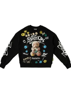 Printed cotton sweatshirt