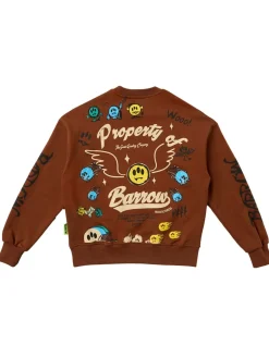 Printed cotton sweatshirt