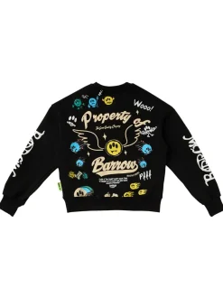 Printed cotton sweatshirt