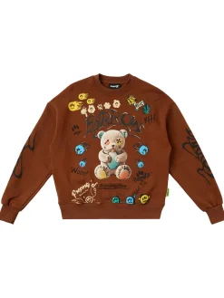Printed cotton sweatshirt