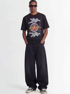 Printed cotton t-shirt
