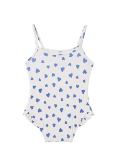 Printed one piece swimsuit