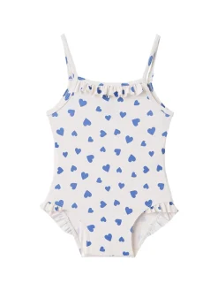 Printed one piece swimsuit