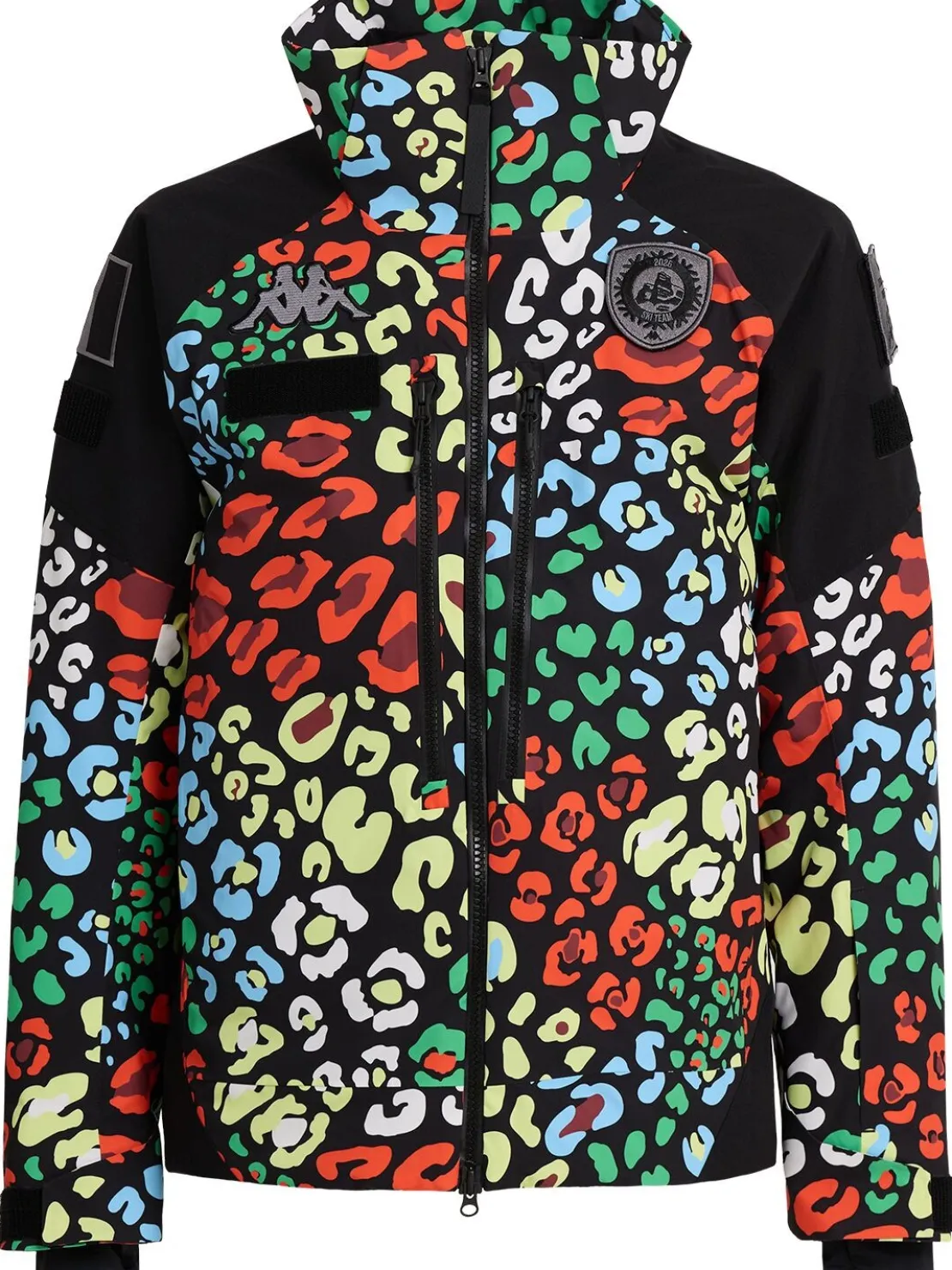 Printed puffer jacket