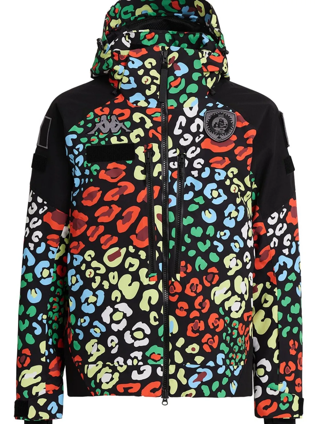 Printed puffer jacket