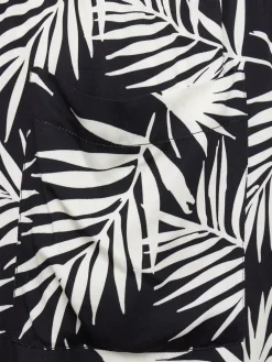 Printed viscose shorts