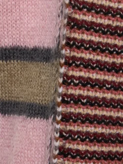 Pullover a righe con scollo rotondo
