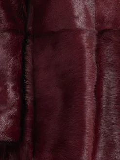 Rafaia long pony skin coat