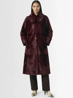 Rafaia long pony skin coat