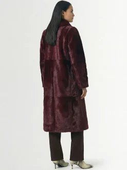 Rafaia long pony skin coat