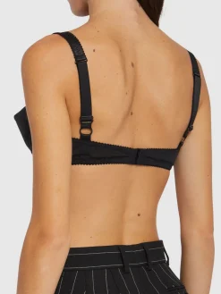 Reggiseno in raso e pizzo